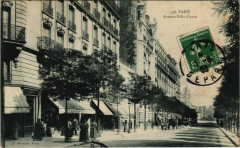 Carte postale ancienne Avenue Félix-Faure
                                                                     à Paris 15e
                                