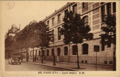 Carte postale ancienne Lycée Buffon
                                                                     à Paris 15e
                                