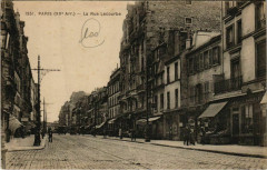 Carte postale ancienne La Rue Lecourbe
                                                                     à Paris 15e
                                