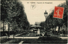 Carte postale ancienne Le Square de Vaugirard
                                                                     à Paris 15e
                                