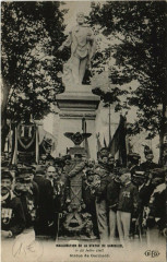 Carte postale ancienne Inauguration de la Statue de Garibaldi, le 13 Juillet 1907
                                                                     à Paris 15e
                                