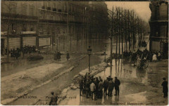 Paris 8e - Inondations - Boulevard Haussmann à Paris 8e