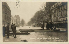 Paris Inondé 1910 - Boulevard Diderot à Paris 12e