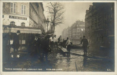 Paris Inondé - 29 Janvier 1910 - Rue de Lyon à Paris 12e
