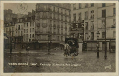 Paris 12e - Paris inondé 1910 - Faubourg Saint-Antoine à Paris 12e