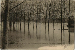 Carte postale ancienne Paris 12e - Les Inondations - Charenton
                                                                     à Charenton-le-Pont
                                