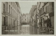 Paris inondé 1910 - Rue de Cotte à Paris 12e
