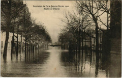 Paris 12e - Inondation de Paris - Boulevard Diderot à Paris 12e