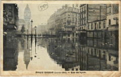 Paris inondé (janvier 1910) - Rue de Lyon à Paris 12e