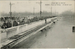 Crue de la Seine - Pont de Tolbiac - 28 Janvier 1910 à Paris 12e