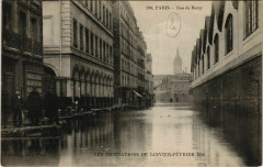 Rue de Bercy - Les inondations de Janvier-Février 1910 à Paris 12e