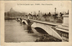 La Crue de Janvier 1910 - Pont d'Austerlitz à Paris 12e
