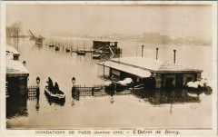 Inondations de Paris (Janvier 1910) - L'Octroi de Bercy à Paris 12e
