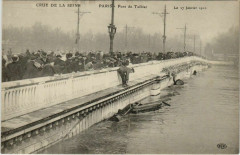 Crue de la Seine - Pont de Tolbiac - Le 27 Janvier 1910 à Paris 12e