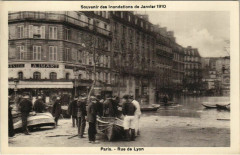 Souvenir des Inondations de Janvier 1910 - Rue de Lyon à Paris 12e