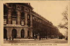 Paris 6e - Boulevard Saint-Michel - Le Lycée Saint Louis à Paris 6e