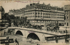 Paris 6e - Le Pont Saint-Michel à Paris 6e