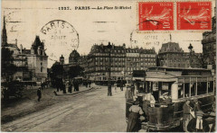 Paris 5e - La Place Saint-Michel -
																					75005 Paris 5e
																			