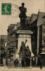 Paris 5e - La Statue d'Etienne Dolet à Paris 5e