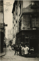 Carte postale ancienne Paris 5e - Rue Saint-Julien-le-Pauvre
                                                                     à Paris 5e
                                