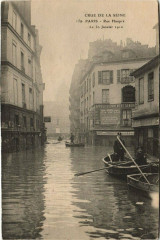 Paris 6e - Crue de la Seine à Paris 6e