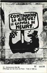 Paris 6e - Continuons la Gréve? à Paris 6e