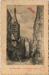 Paris 6e - La Rue Saint-Séverin à Paris 6e