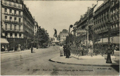 Paris 3e - Place de la République  à Paris 3e