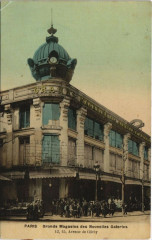 Carte postale ancienne Grands Magasins des Nouvelles Galeries - 43, 45, Avenue de Clichy
                                                                     à Paris 18e
                                