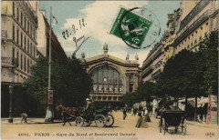 Paris 10e - Gare du Nord et Boulevard Denain à Paris 10e