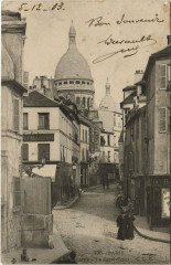 Carte postale ancienne Montmartre - Le Sacré-Coeur
                                                                     à Paris 18e
                                