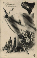 Carte postale ancienne Souvenir du Sacré-Coeur de Montmartre
																	 à Paris 18e
								