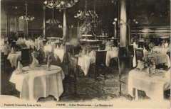 Paris - Hotel Continental - Le Restaurant à Paris