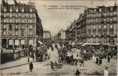 Paris 9e - La Rue Saint-Lazare à Paris 9e