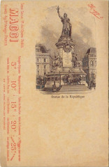 Paris 11e - Statue de la République -
																					75011 Paris 11e
																			