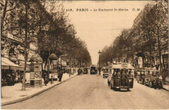 Paris 10e - Le Boulevard Saint-Martin à Paris 10e