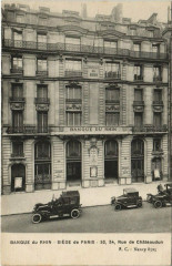 Paris 9e - Banque du Rhin à Paris 9e