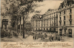 Carte postale ancienne Hôtel Majestic - Avenue Kléber (Place de l'Etoile)
                                                                     à Paris 16e
                                