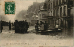 Paris 7e - Sauvetage Quai des Tournelles - Ll.48  à Paris 7e