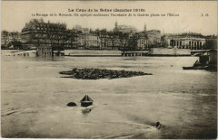 Paris - Le Barrage de la Monnaie  à Paris