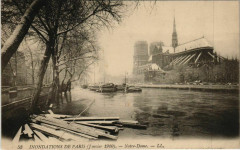 Carte postale ancienne Paris 4e - Notre-Dame - Ll.53 
                                                                     à Paris
                                