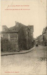 Carte postale ancienne Ruelle des Gobelins et Pavillon de chasse de Monsieur de Julienne
                                                                     à Paris 13e
                                