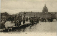 Paris 7e - Construction d'une Passerelle - Ll.42  à Paris 7e