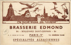 Paris 5e - Brasserie Edmond  -
																					75005 Paris 5e
																			