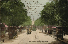 Paris 5e - Boulevard St-Michel  à Paris 5e