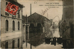 Paris 7e - Crue de la Seine - Section Electrique  à Paris 7e