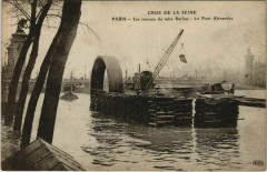 Paris 7e - Les travaux du tube Berlier - Le Pont Alexandre  à Paris 7e