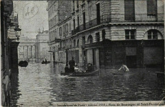 Paris 7e - Rues de Bourgogne et St-Dominique  à Paris 7e