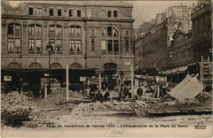 Paris 8e - L'Effondrement de la Place du Havre  à Paris 8e