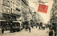 Paris 10e - Faubourg St-Martin à Paris 10e